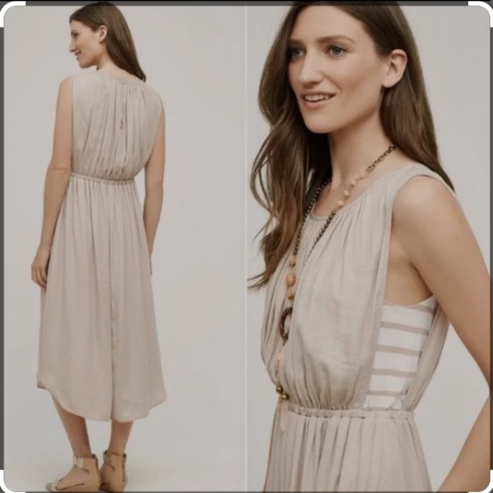 ANTHROPOLOGIE Costa Midi Dress by DOLAN Left Coast - Picture 2 of 15